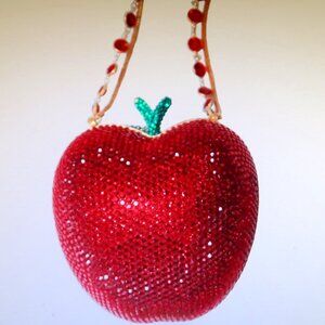 KATHERINE BAUMANN, Beverly Hills - RARE Snow White's Red Apple Minaudiere